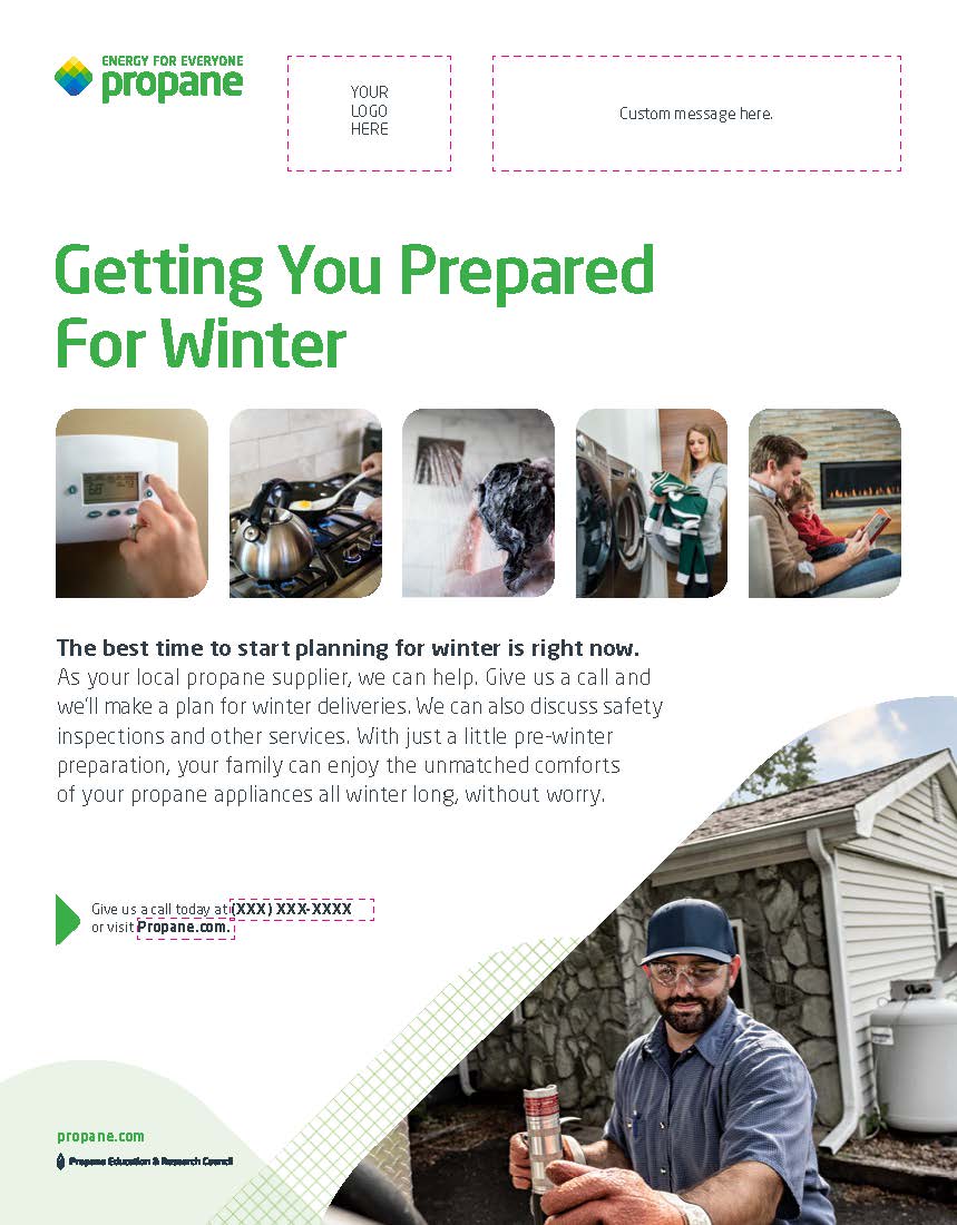 Winter Prep – Print Ad (Mild Winter) | PERC