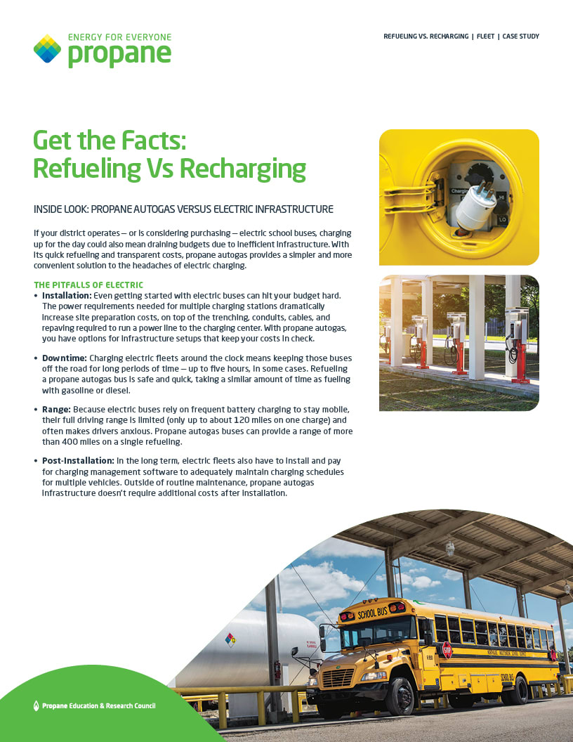 Refueling vs. Recharging Fact Sheet