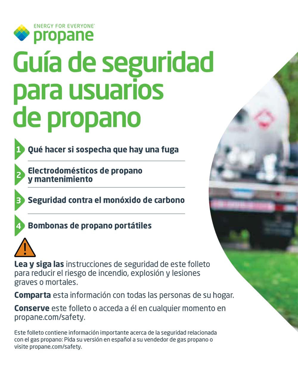Spanish Propane Safety Booklet