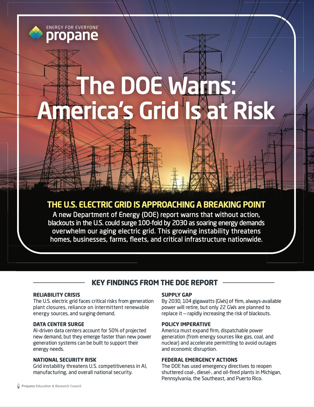 DOE Report Summary One Pager | PERC