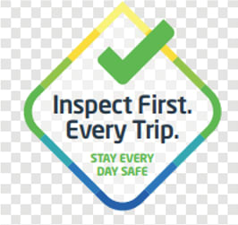 Every Day Safe Vehicle Decal – Inspect First (Staff Only)