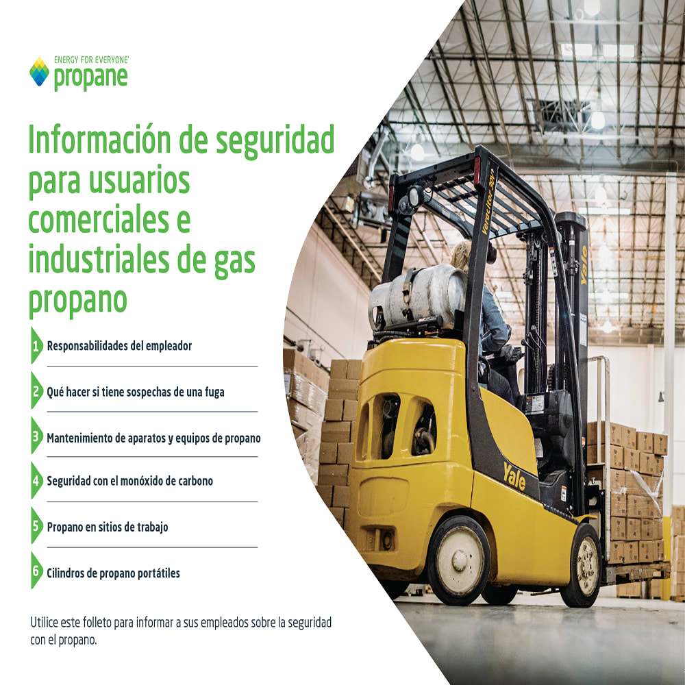Spanish Propane Safety for Commercial and Industrial Users