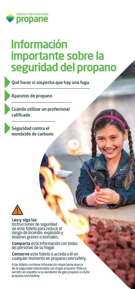 Spanish – Important Propane Safety Information for You and Your Family