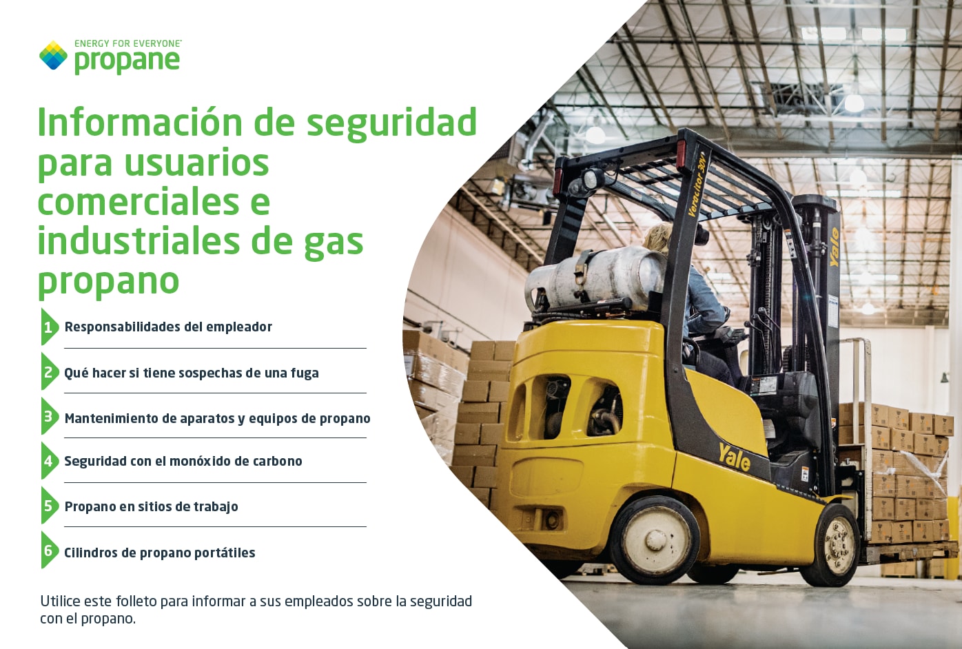 Spanish – Safety Information for Commercial and Industrial Propane Users