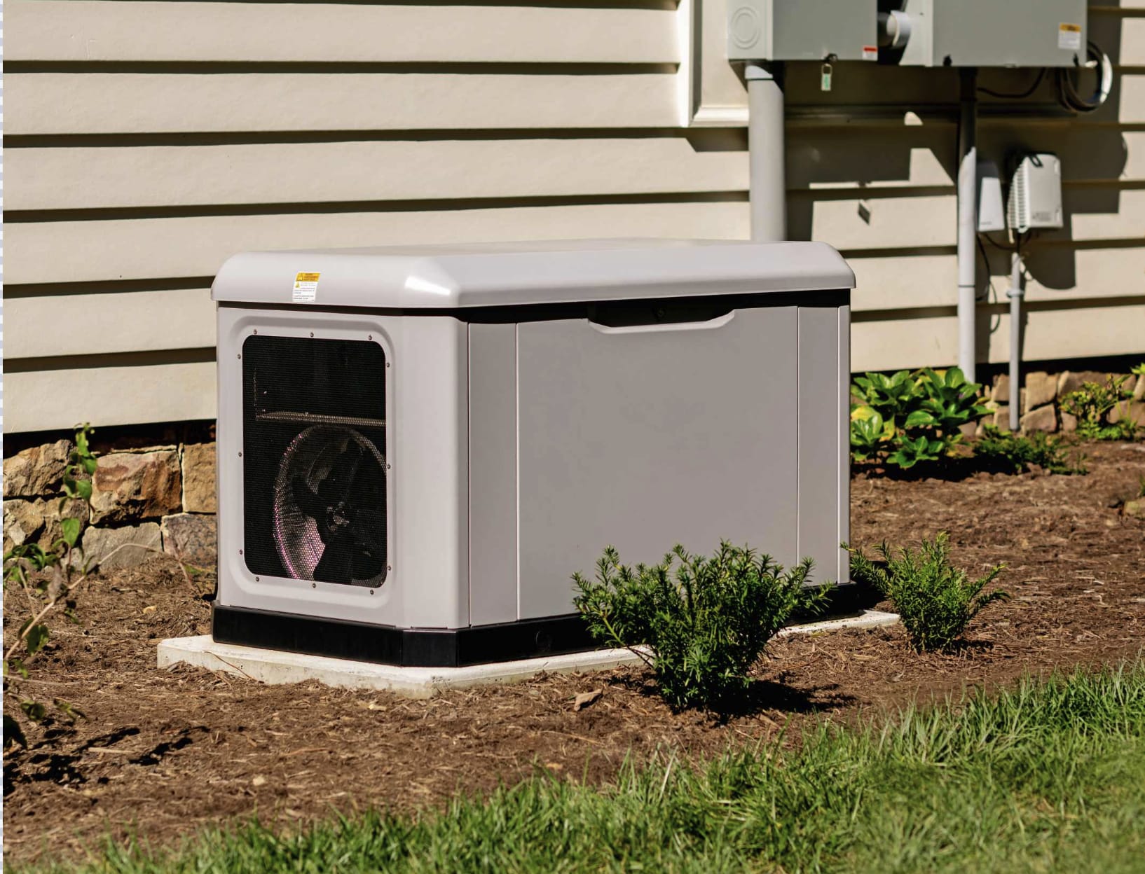 Standby Generator with Utility Box