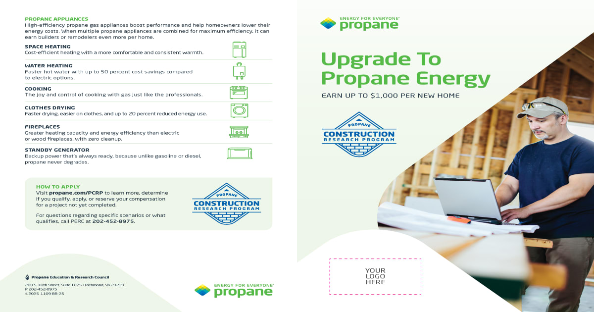 Propane Construction Research Program Brochure – Customizable Version ...
